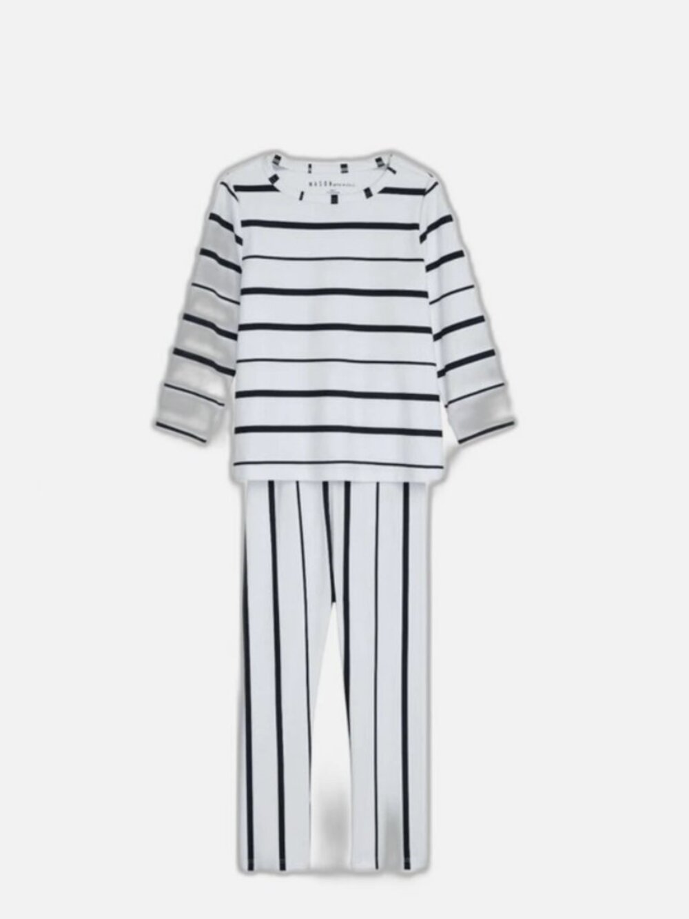 Alice + Olivia X MasonGrey Girl's Striped Pajama Set, Size 6